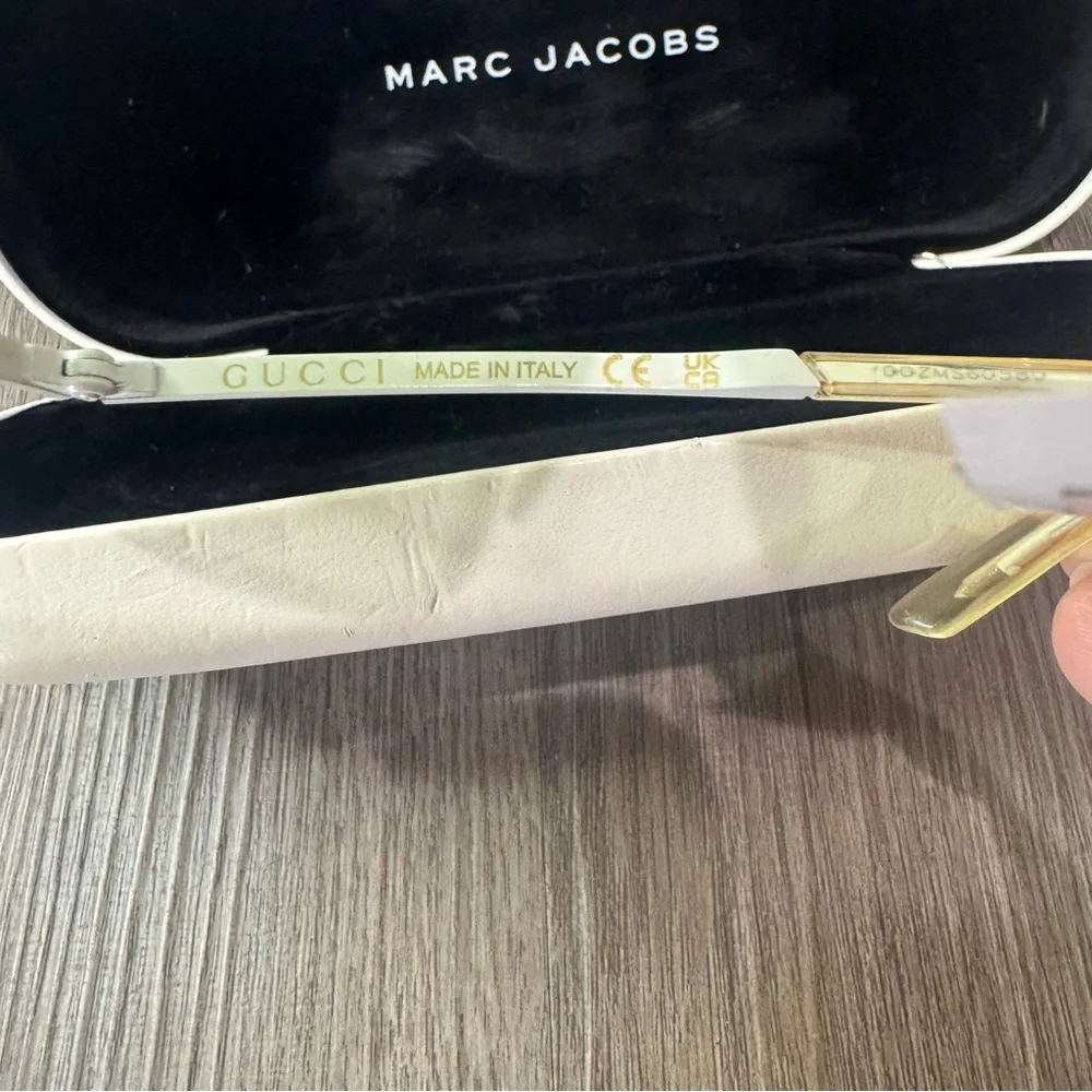 Gucci GG Logo Tom Shield Ivory Green Mirror GG1561S 99MM Sunglasses - Picture 12 of 16